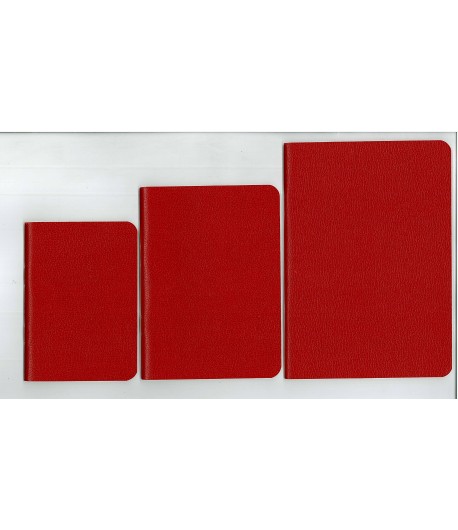 Quaderno rosso medio bianco
