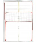 Quaderno rosso medio bianco