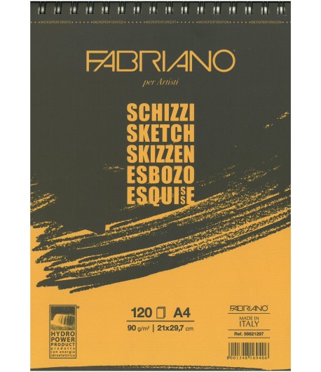 Schizzi Fabriano A4 lato lungo