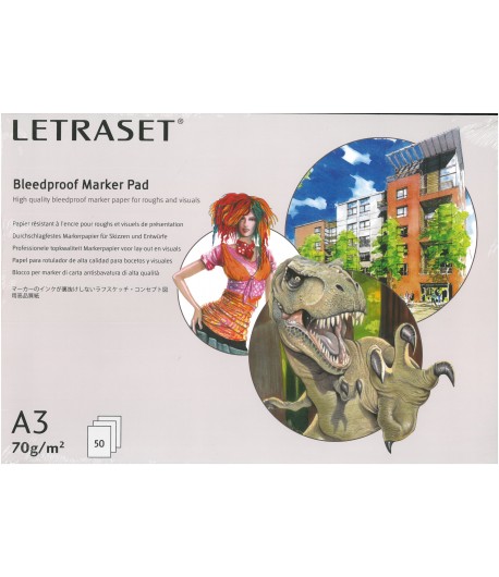 Blocco Letraset Bleedproof A3
