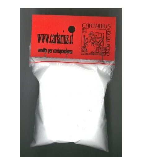 Polvere in grani bianca