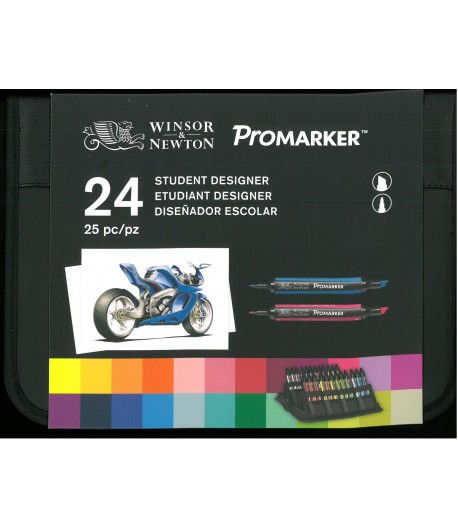 Astuccio 24 colori Mixed colour ProMarker WInsor & Newton